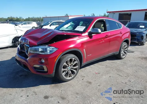 2018 BMW X6 xDrive35I z USA, uszkodzony, nr VIN 5UXKU2C56J0Z62710